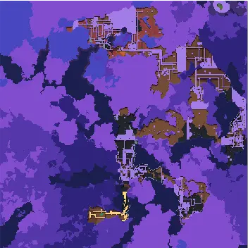 Sector of many earthquakes