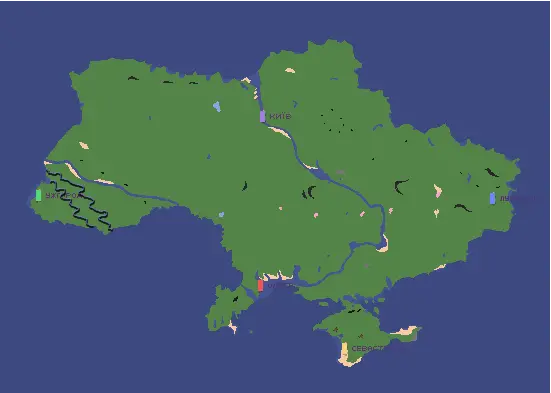 pvp map of Ukraine for 5 people